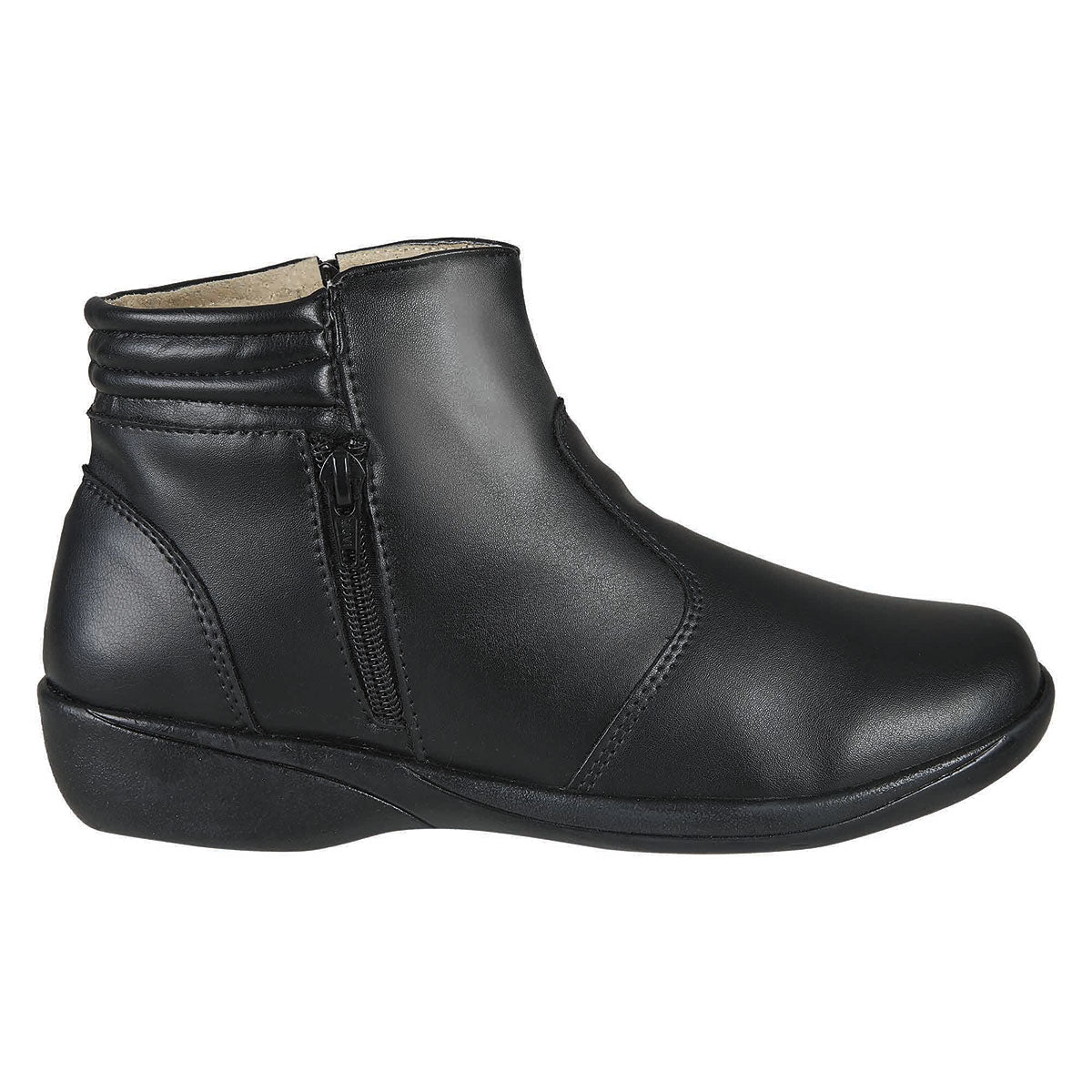 Botin Para Mujer CASTALIA Negro 100 % Piel natural 384-39