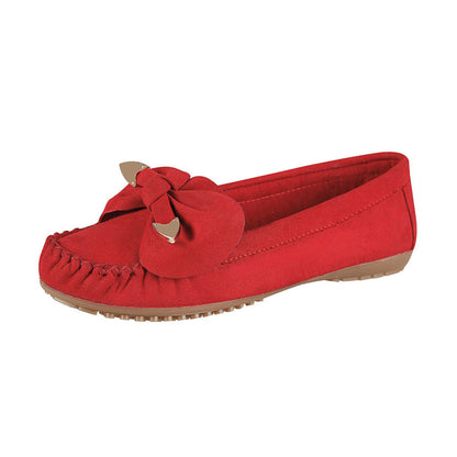 Confort Moderno de Gamuza Para Mujer CASTALIA Rojo 561-76