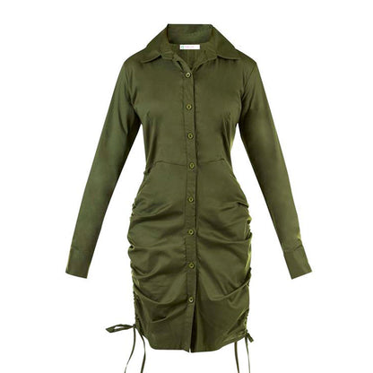 Vestido Corto Para Mujer Trevo 939-35 Verde Ajustable