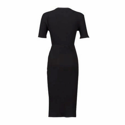 Vestido Para Mujer TREVO 966-46 Negro con Abertura en la Pierna