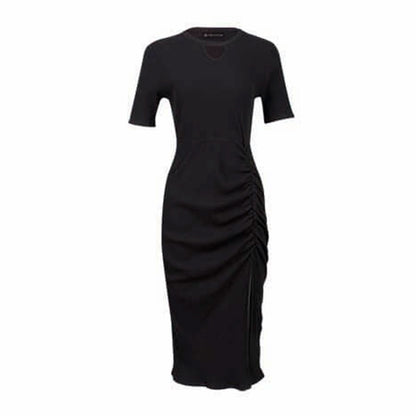 Vestido Para Mujer TREVO 966-46 Negro con Abertura en la Pierna