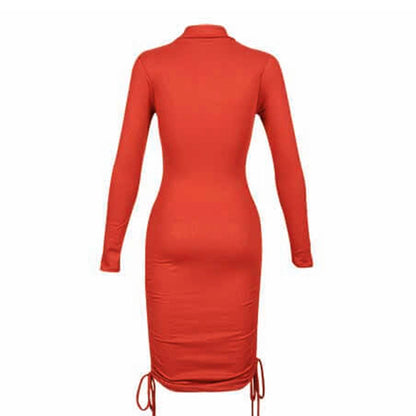 Vestido Para Mujer TREVO 993-17 Naranja Ajustable