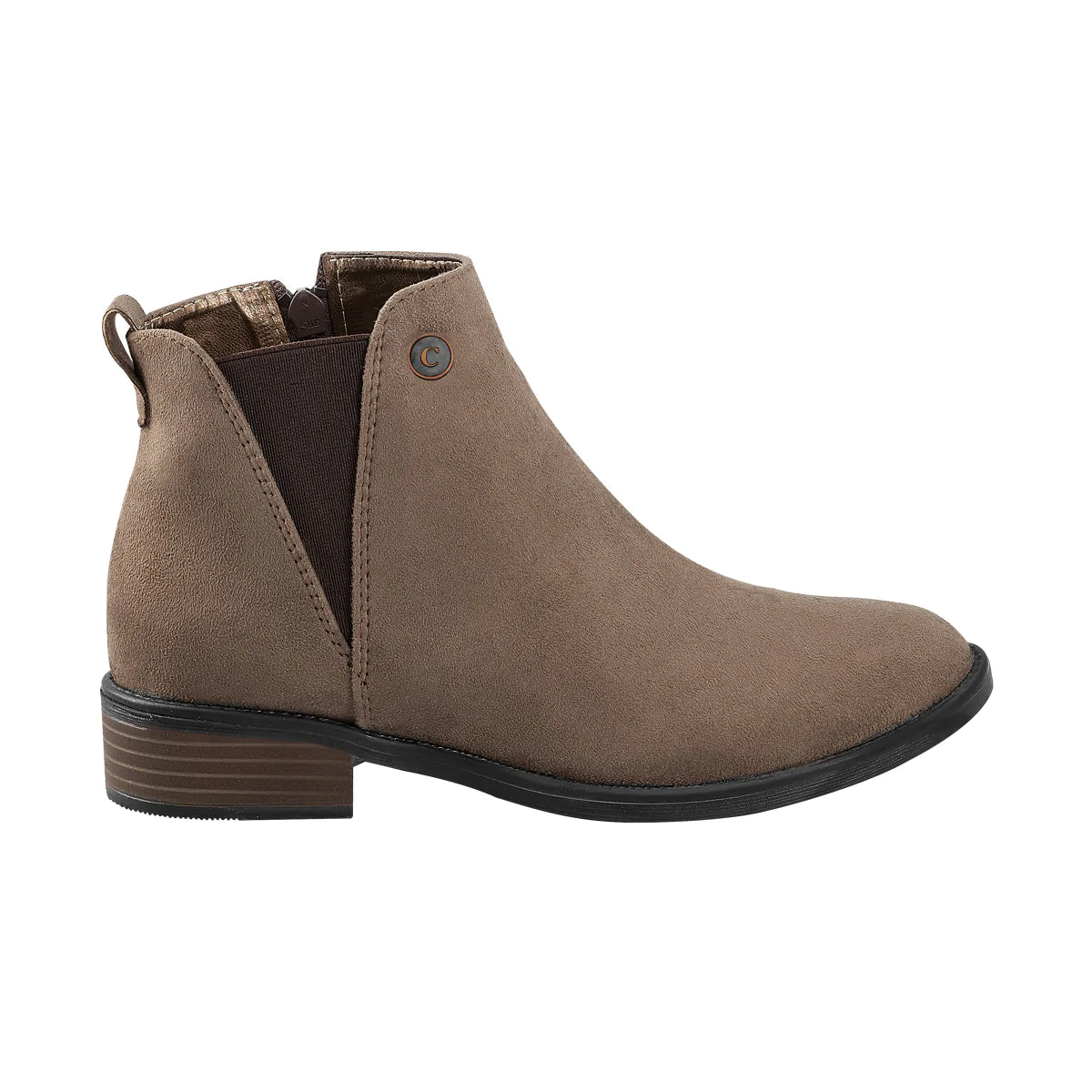 Botines cafe online claro mujer