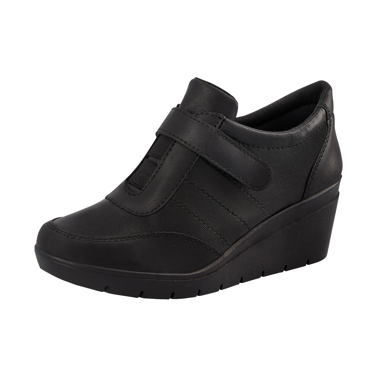 Zapato Confort Clasico Para Mujer CASTALIA 384-31 Negro contactel ajustable