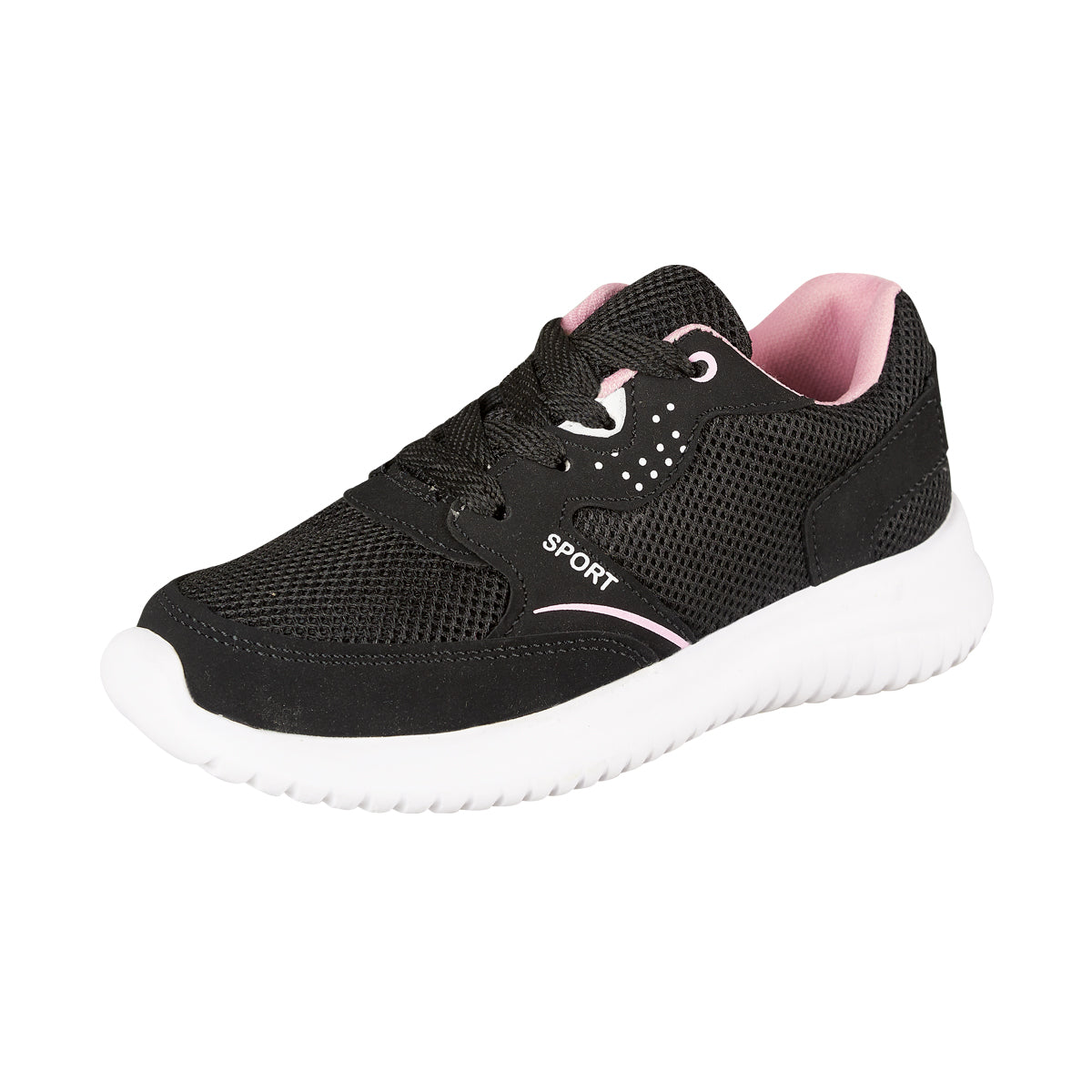 Tenis Deportivo Para Niña CASTALIA 659-69 Negro con Rosa